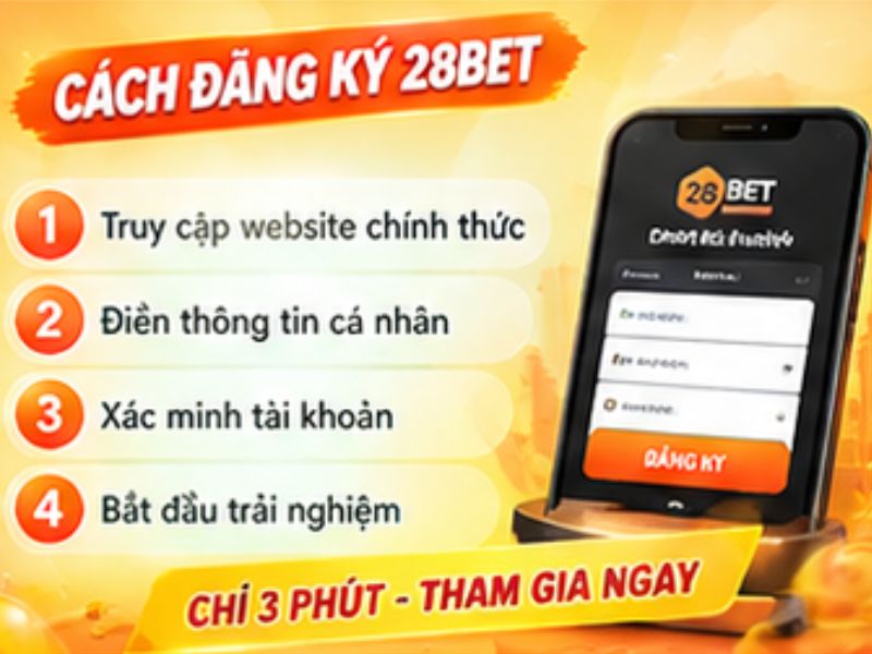 đăng ký 28bet nhanh chóng